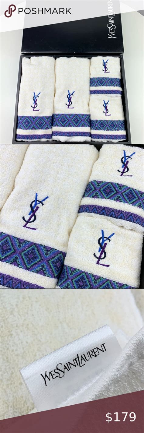 yves saint laurent towels|SAINT LAURENT TOWEL .